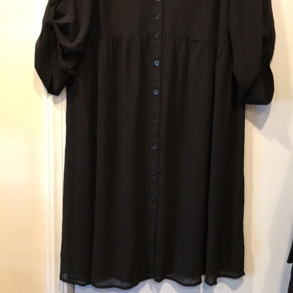 Torrid size 2 black button down dress. - Picture 3 of 5